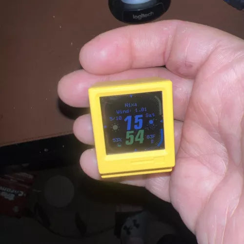 Mini Weather Station Wireless Indoor Outdoor Thermometer, Adjustable 3 - K1258