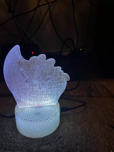 Minnie Mouse 3D Night Light Multi Color Changing Illusion Lamp For Kids Gift