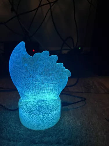 Minnie Mouse 3D Night Light Multi Color Changing Illusion Lamp For Kids Gift