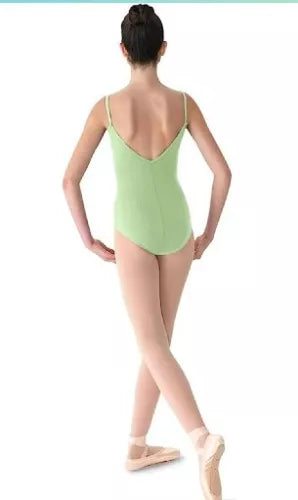 Mirella Women's Classic Camisole Leotard, Seafoam, Size Small