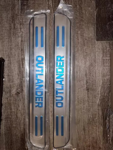 Mitsubishi Outlander 2013-22 Door Sill Scuff Protector Stainless Steel Fast Ship