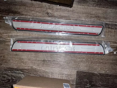 Mitsubishi Outlander 2013-22 Door Sill Scuff Protector Stainless Steel Fast Ship