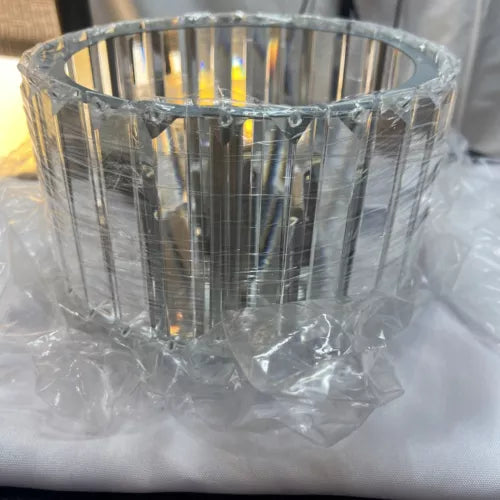 Modern Crystal Ceiling Light Fixture H 5.89'' x W 8.66' Mini Flush Mount Crystal