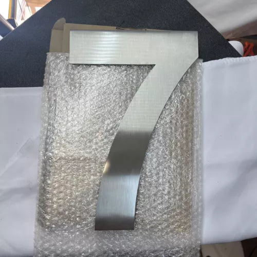 Modern House Numbers-12 Inch High Rustproof 304 Stainless Steel Home Address ...