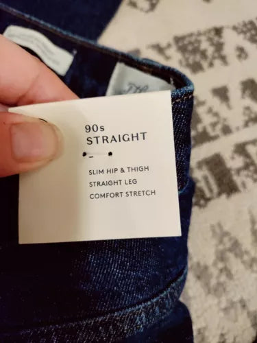 Women's High-Rise 90's Straight Jeans - Universal Thread Read Description 10s