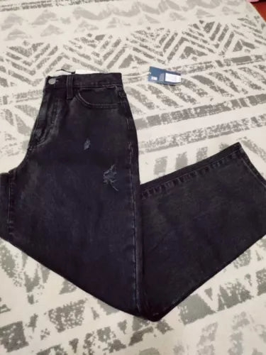 Women's High-Rise Vintage Straight Jeans - Universal Thread Black, 00