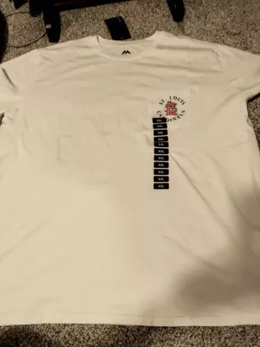 Women's White St. Louis Cardinals Plus Size Floral T-Shirt Majestic 2xl