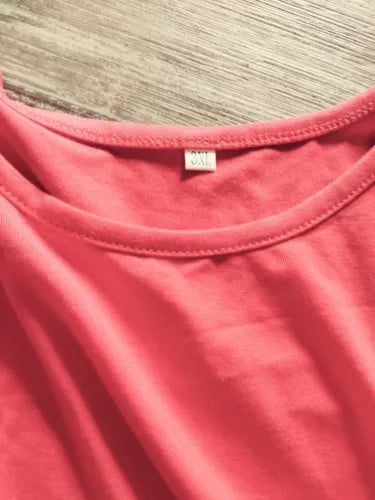 Yoklass Girls Red/Pink Dress Sz 12-14 New Soft Summer Sleeveless T-shirt Dress