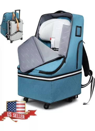 YOREPEK Padded Car Seat Travel Bag Backpack for Airplane Heavy Duty for Airport