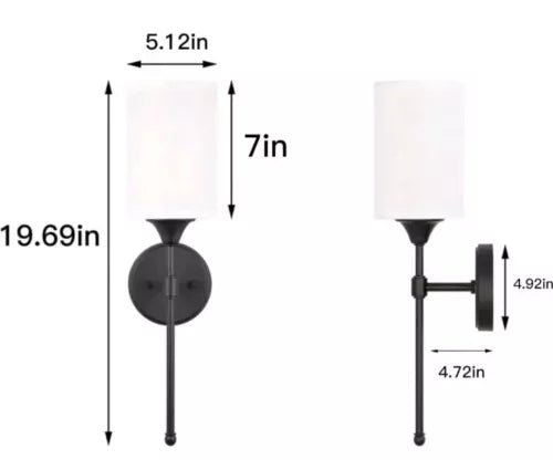 Unbranded 1-Light Rubbed Brass Wall Sconce