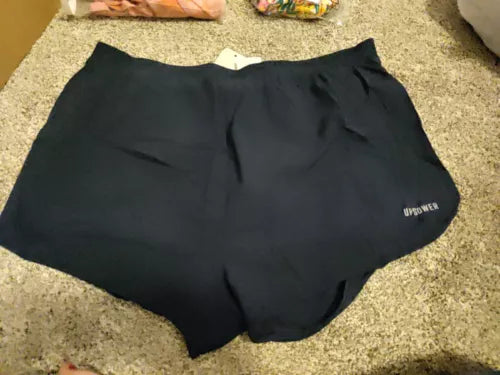 UpSower Shorts Navy Blue Shorts 2xl Mesh Insert New