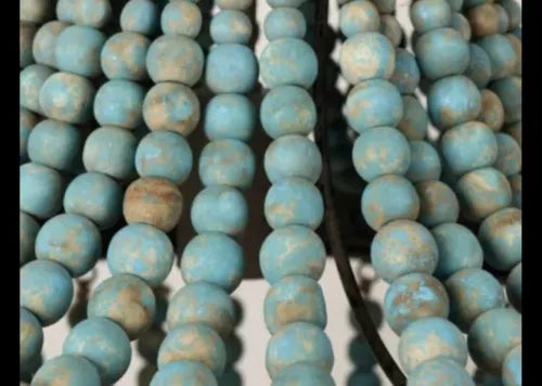US Plug Wood Beads Chandelier Pendant Light Lamp Lighting Ceiling Fixture Blue