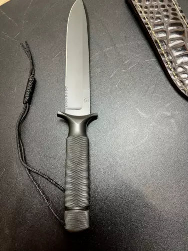 USA Made Chris Reeve Project II Fixed Blade Mint No Box/Sheath Factory Edge