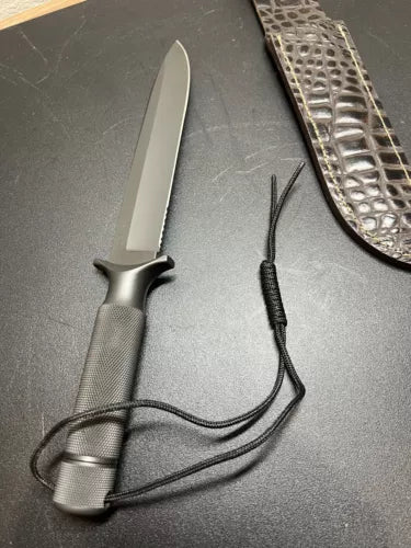 USA Made Chris Reeve Project II Fixed Blade Mint No Box/Sheath Factory Edge