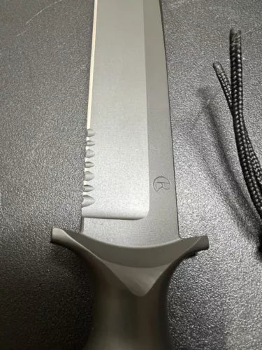 USA Made Chris Reeve Project II Fixed Blade Mint No Box/Sheath Factory Edge