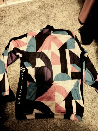 Vgowater Cycling Beachwear Yoga Shirt Women's Colorful Back pockets Zip Front L