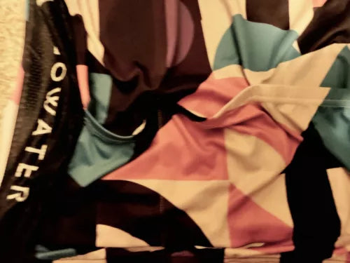 Vgowater Cycling Beachwear Yoga Shirt Women's Colorful Back pockets Zip Front L