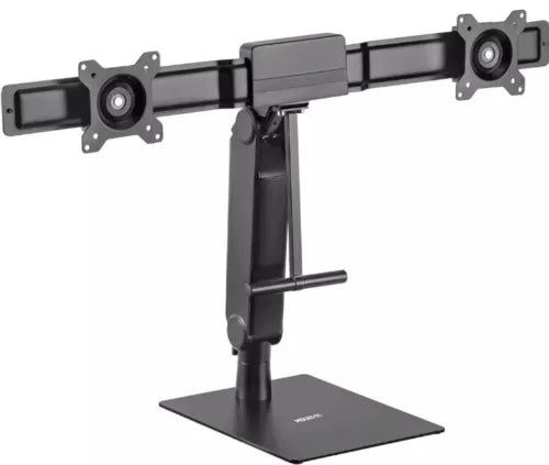 Mount-It! Freestanding Dual Monitor Stand 17" to 32", Height Adjustable, Tension