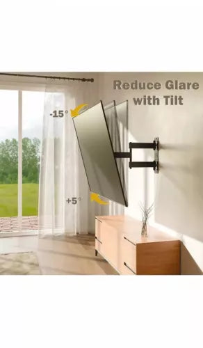 Mounting Dream UL Listed TV Wall Mount for Most 26-55 Inch TVs, Full Motion TV