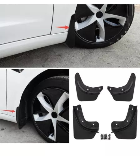 Mud Flaps for Tesla Model Y 2020-2023 No Drilling Splash Guards Fast Shipping