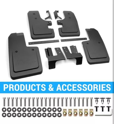 Mud Flaps Splash Guards Compatible with Ford Bronco 2/4-Door Accessories 2021-24