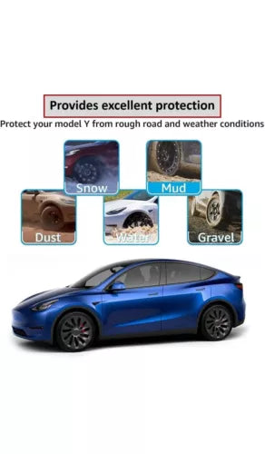 Mud Guard for Tesla Model Y Mud Flaps Splash Guards Winter Vehicle Protection