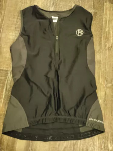 MY KILOMETRE Womens Racerback Tri Tank Performance Black Xl