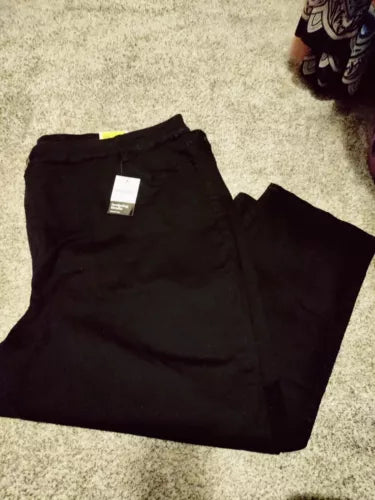 NINE WEST WOMEN'S PETITES  SCULPTING DENIM BLACK JEANS 30W P NEW