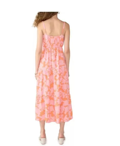 NWT Social Standard by Sanctuary Ladies Tank TIERED Smocked Back Dress-XL