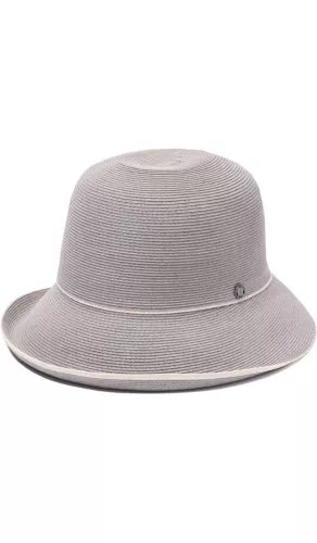 Pineapple & Star Maures Cloche Bucket Straw Sun Hat UPF 50+ Women’s OS Grey