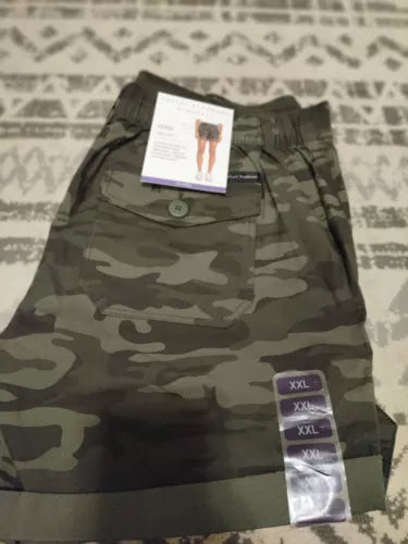 social standard utility cargo shorts Camo XXL