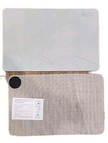 Stone Bath mat Diatomaceous Earth Bath Mat 23.6”x15.4” Quick Dry Easy Cleaning