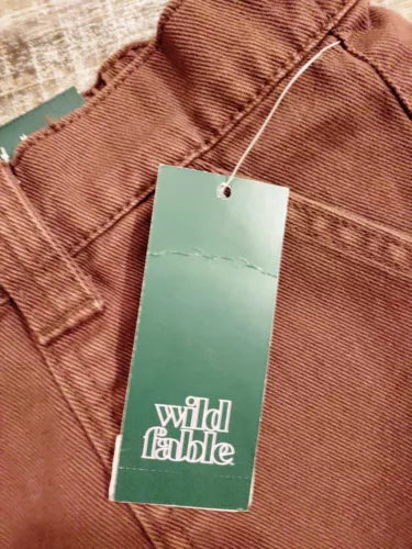 Super High Rise Short Wild Fable Utility Size 12 Dark Brown