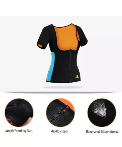Sweat And shape Top Black Sz Small New