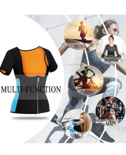 Sweat And shape Top Black Sz Small New