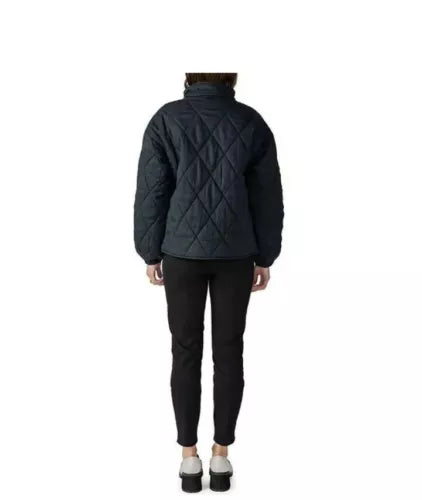 Social Standard By Sanctuary Ladies Quilted Jacket Black