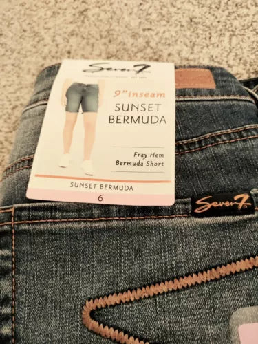 Seven7 Sunset Frayed Hem Shorts SIZE 6