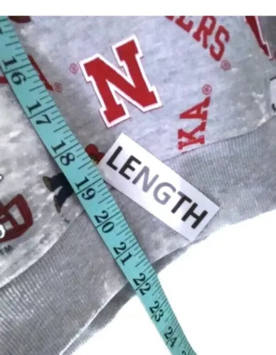 TA Team Athletics Boys Size 10/12 Sweatshirt Hoodie Nebraska Huskers Wrap Around