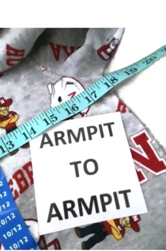 TA Team Athletics Boys Size 10/12 Sweatshirt Hoodie Nebraska Huskers Wrap Around