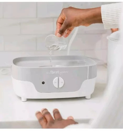 The First Years Modular Baby Bottle Sterilizer - Countertop Bottle Sterilizer -