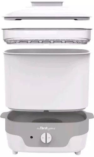 The First Years Modular Baby Bottle Sterilizer - Countertop Bottle Sterilizer -
