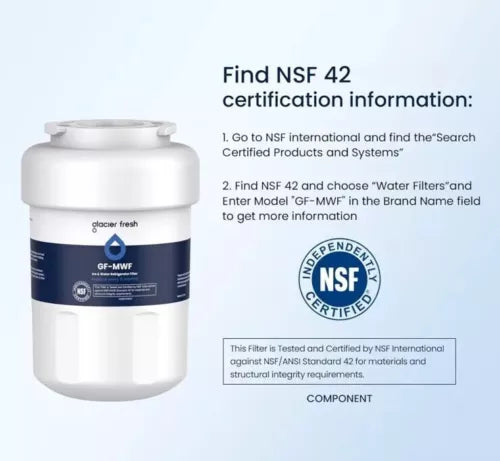 Replacement for MWF Refrigerator Water Filters, Smartwater MWFP, MWFA, GWF