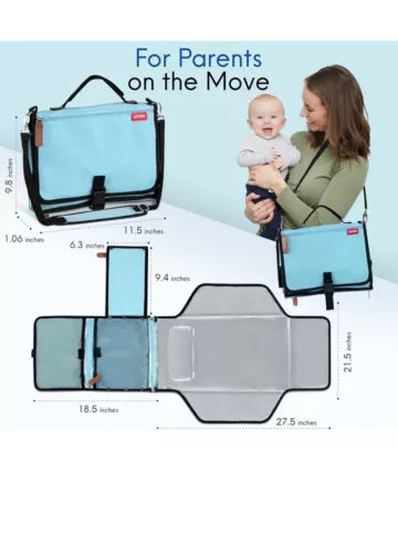 Portable Changing Pad for Baby - Portable Diaper Changing Pad with Large Storage