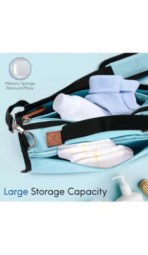 Portable Changing Pad for Baby - Portable Diaper Changing Pad with Large Storage
