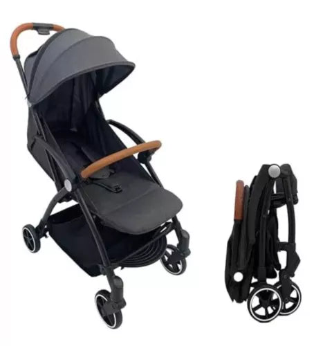 Self Foldable Stroller Toddlers 1 2 3 4 5 Year Old Baby Kids Ultra Dark Grey