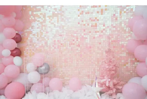 Shimmer Wall Panels Sequins Backdrop Events Home Decor Birthday Party Decor Pink