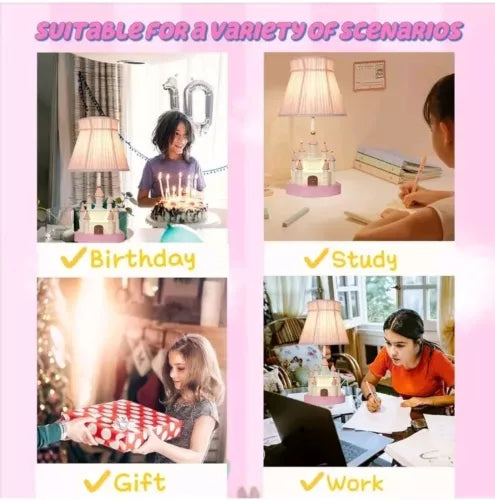 Table Lamp LED Warm Desk Lights Indoor Bedroom Bedside Children's Room Decor New