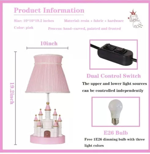 Table Lamp LED Warm Desk Lights Indoor Bedroom Bedside Children's Room Decor New