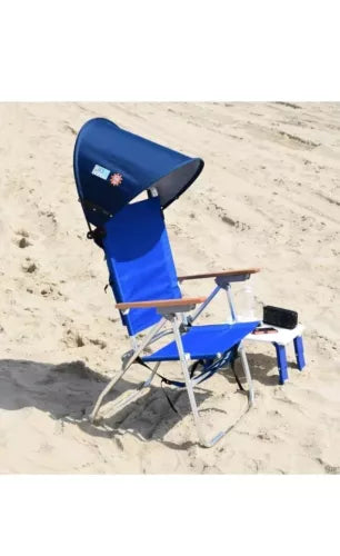 Rio Beach MyCanopy Personal Chair Sun Shade Navy