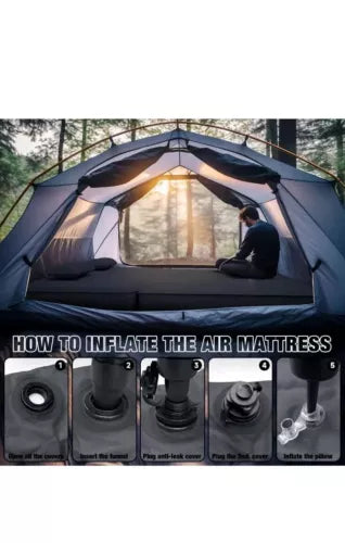 Umbrauto SUV Inflatable Air Mattress for Car Camping, SUV Air Mattress Back S...
